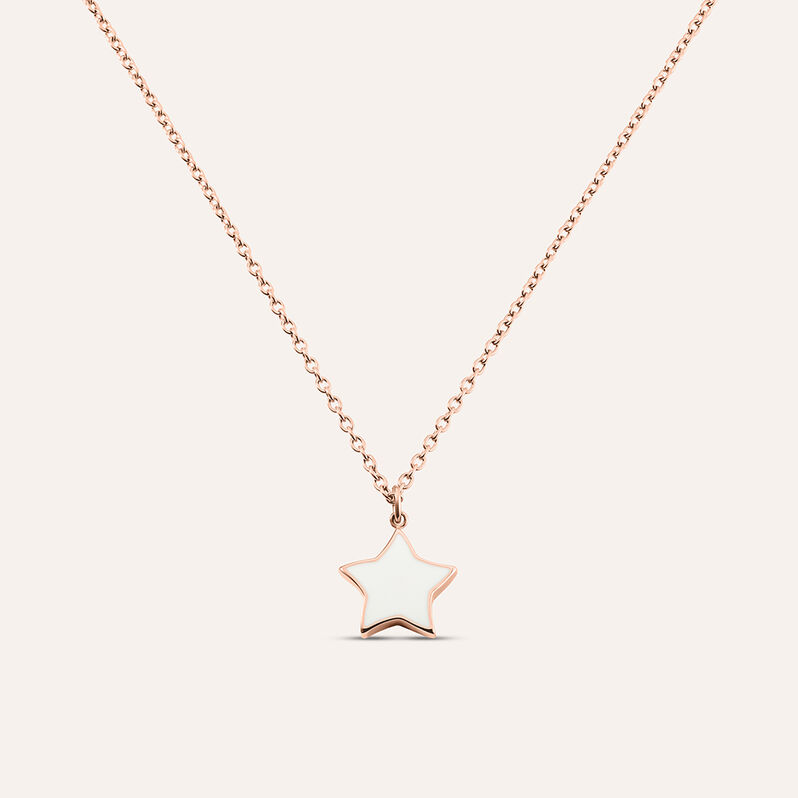 Collana Lady Sweet Acciaio Rosato Stella marina - Collane Donna | Stroili