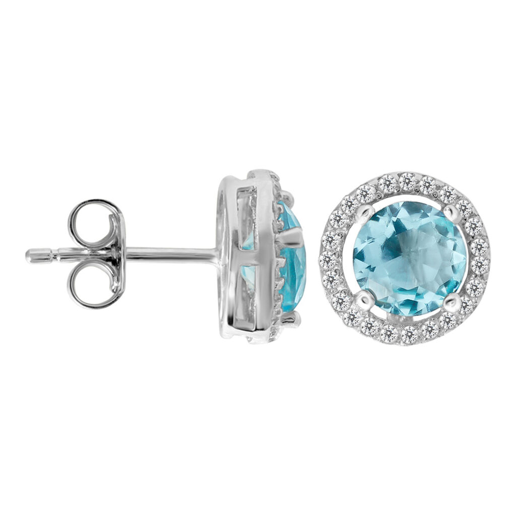 Orecchini Lobo Punto Luce Silver Rainbow Argento Rodiato Cubic Zirconia - Orecchini a Lobo Donna | Stroili