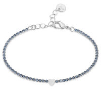 Bracciale Tennis Romantic Shine Metallo Cristallo