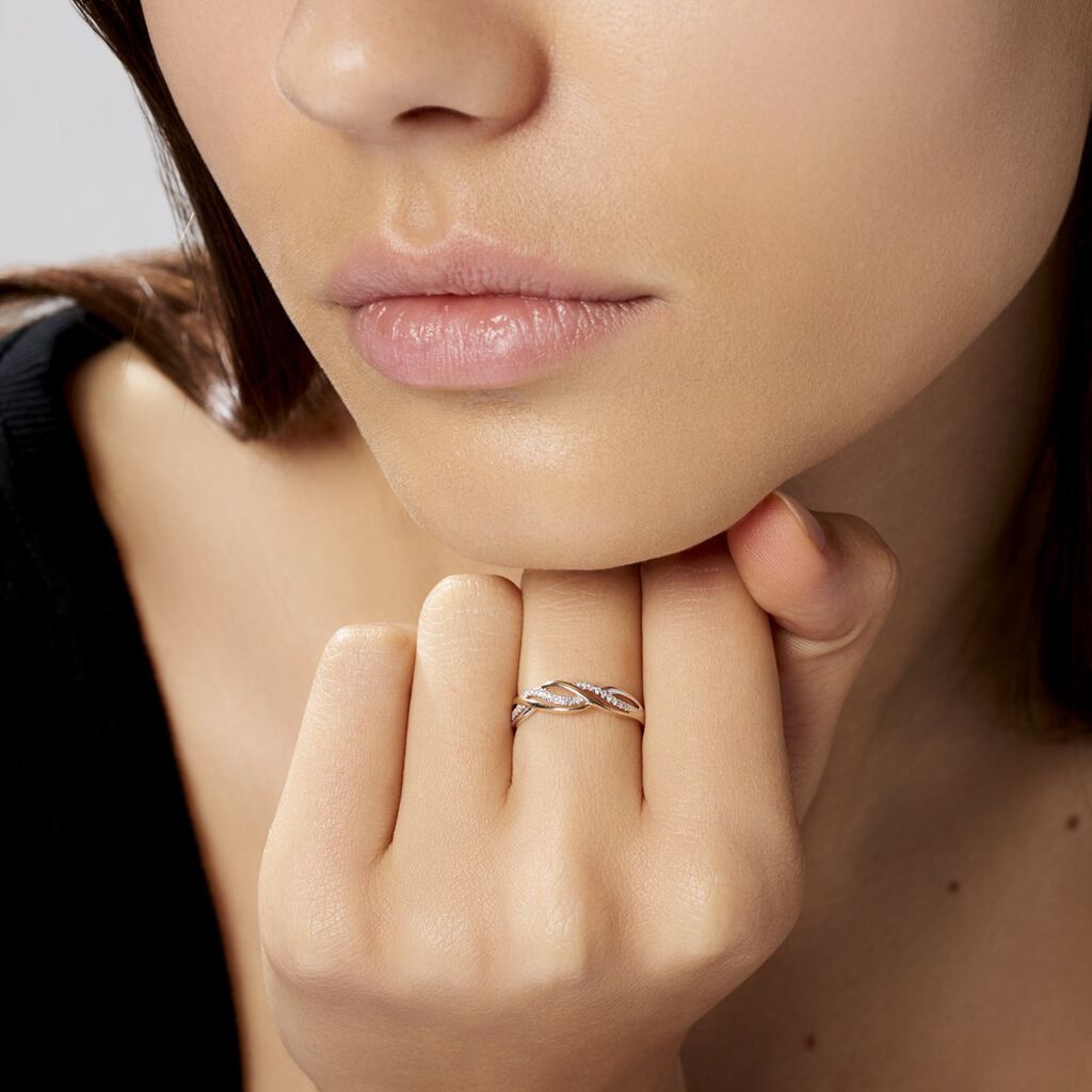 Anello Fascia Sophia Oro Giallo Diamante - Anelli con Pietre Donna | Stroili