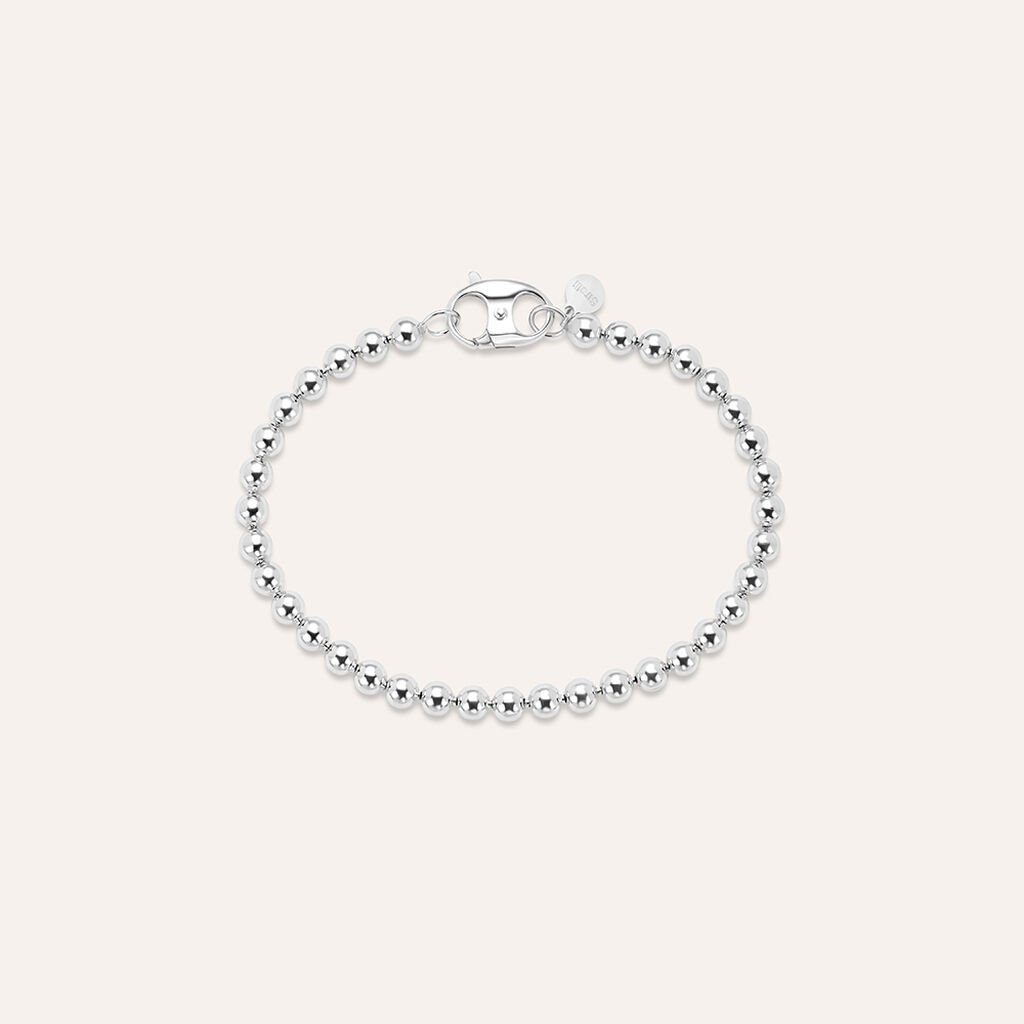 Bracciale Catena Gentleman Argento Rodiato