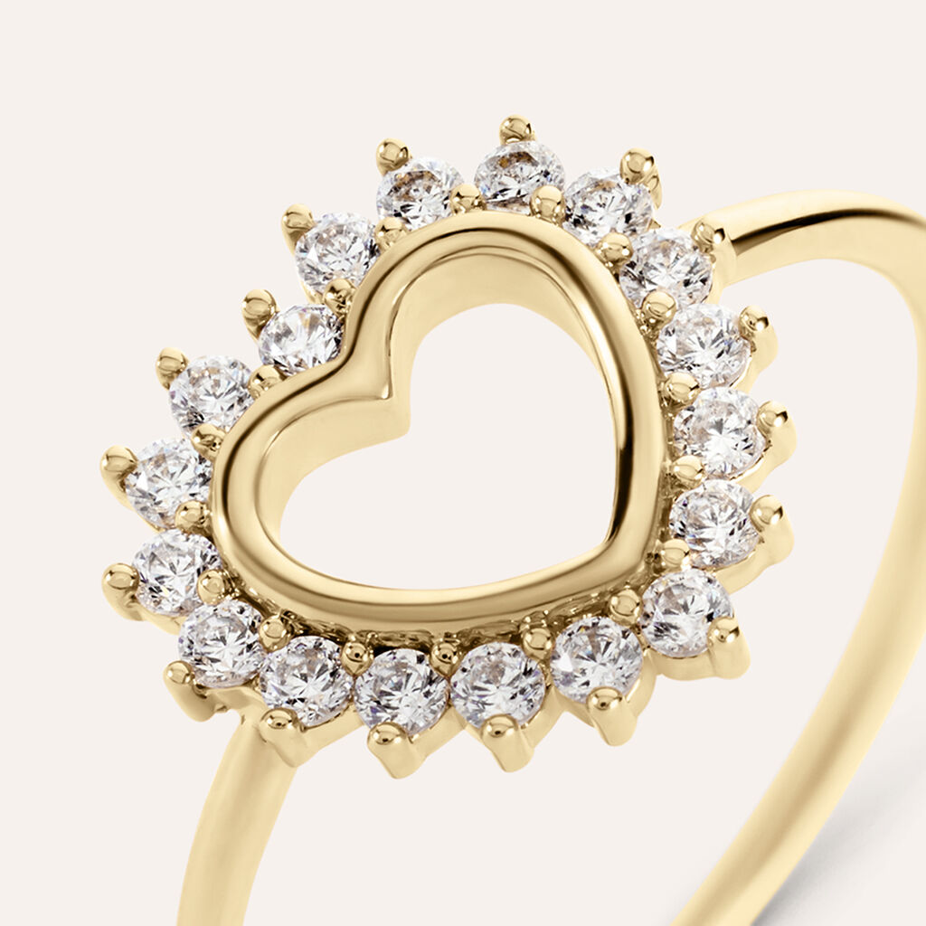 Anello Fantasia Golden Dream Placcato Oro Giallo Cubic Zirconia