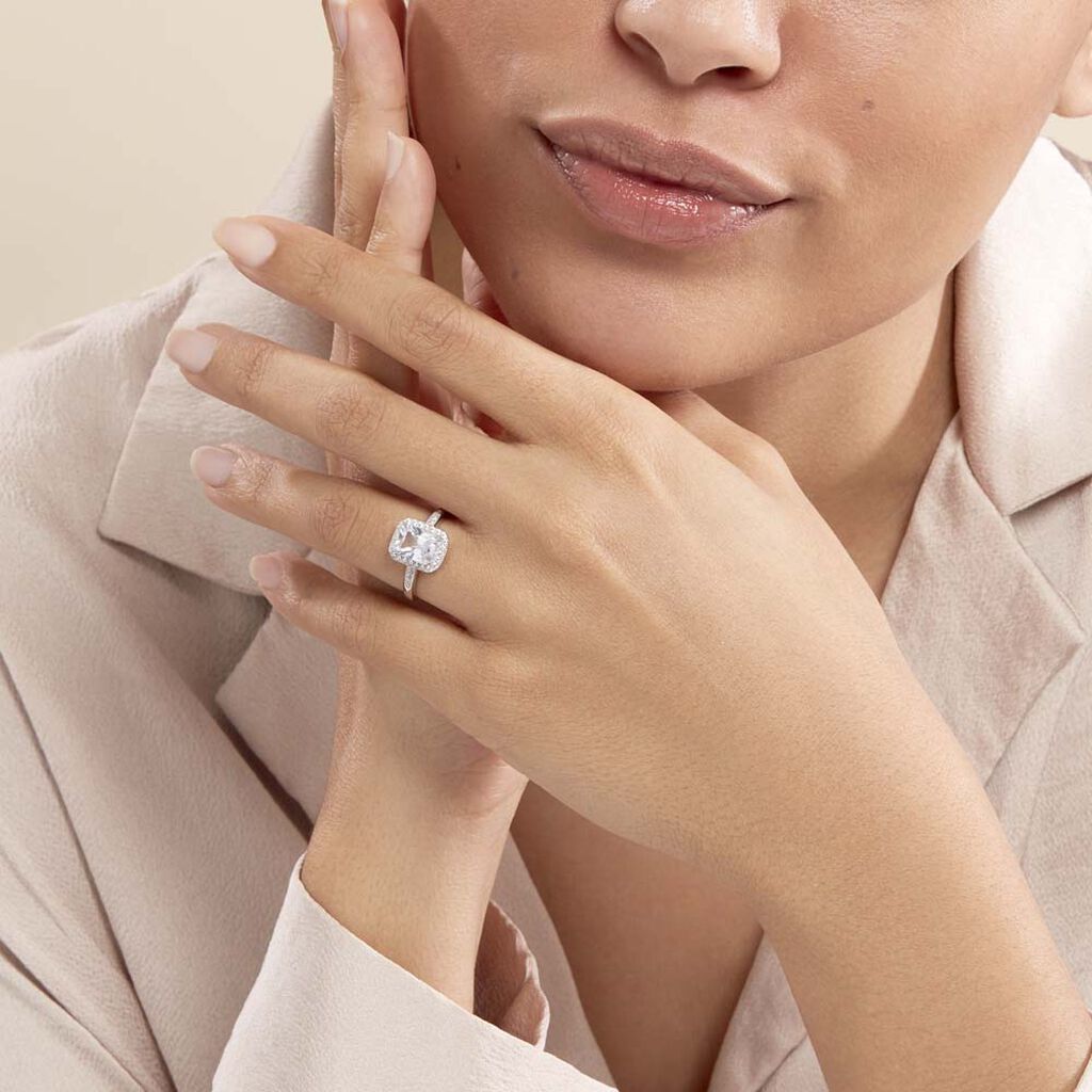 Anello Silver Elegance Argento Rodiato Cubic Zirconia - Anelli con Pietre Donna | Stroili