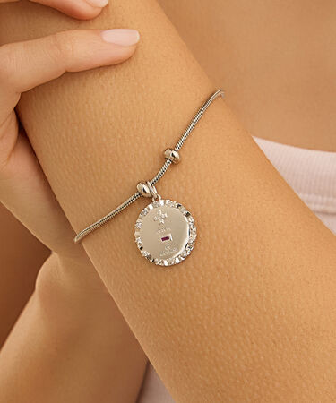 Pendente Love Beats Argento Rodiato Cubic Zirconia