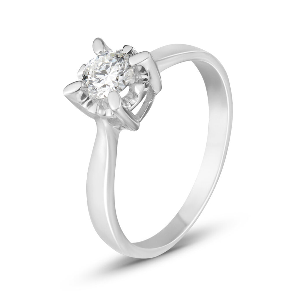 Anello Solitario Diamazing Oro Bianco Diamante