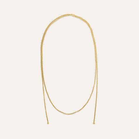Collana Cravattino Lady Code Acciaio Dorato - Collane Donna | Stroili