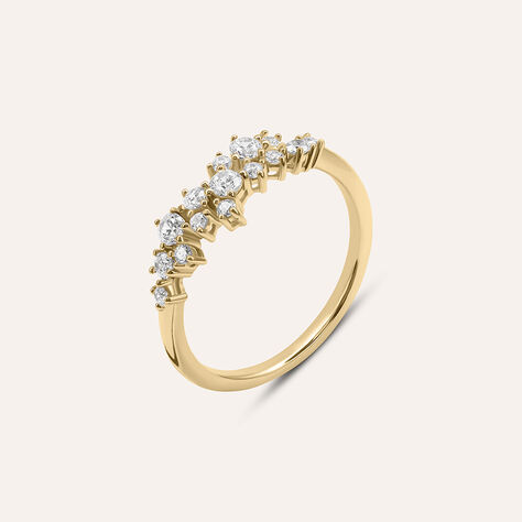 Anello Fantasia Golden Dream Placcato Oro Giallo Cubic Zirconia - Gioielli Donna | Stroili