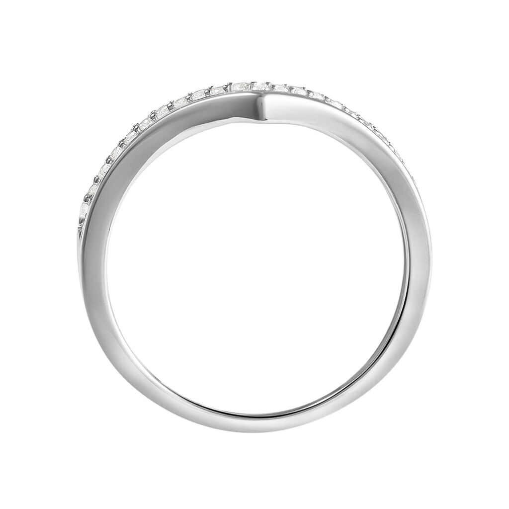 Anello Fantasia Sophia Oro Bianco Diamante - Anelli con Pietre Donna | Stroili