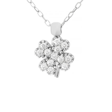 Collana Claire Oro Bianco Cubic Zirconia - Collane Donna | Stroili