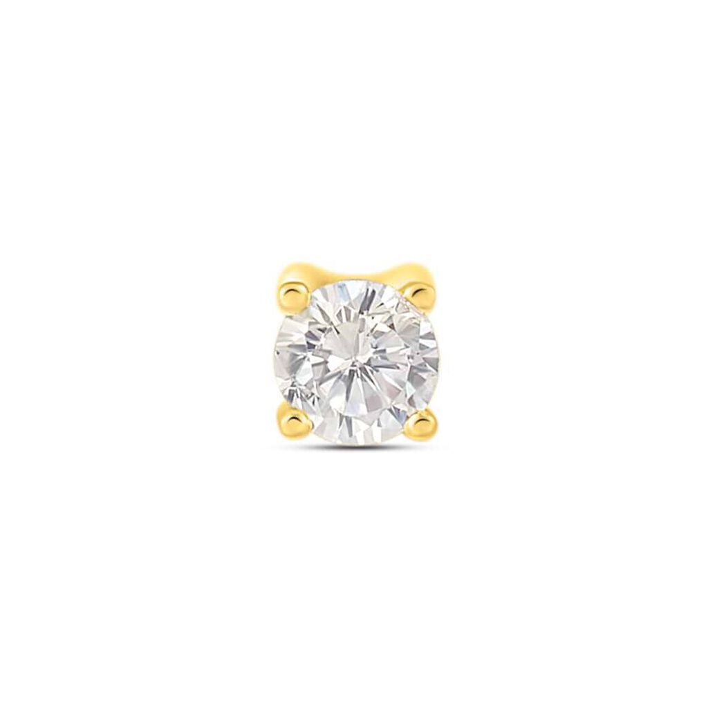 Piercing Orecchio Punto Luce Tragus Helix Conch Ear Shine Oro Giallo Cubic Zirconia - Piercing Orecchio Donna | Stroili
