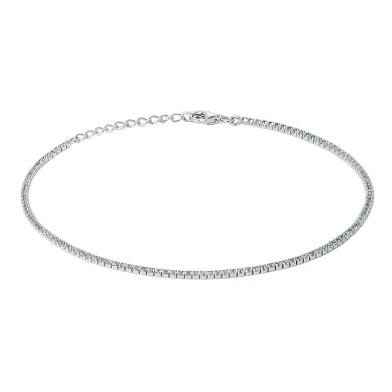 Cavigliera Silver Rainbow Argento Rodiato Cubic Zirconia - Cavigliere Donna | Stroili