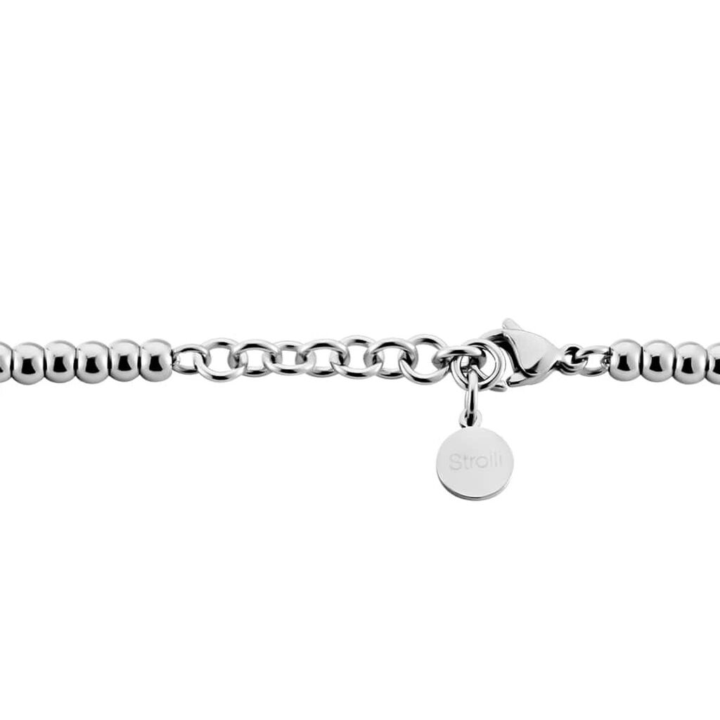 Bracciale Lady Message Acciaio Cristallo - Bracciali con Incisione Donna | Stroili