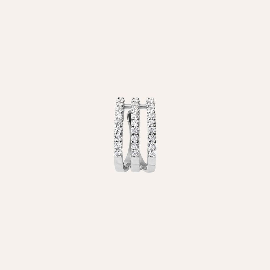 Ear Cuff Romantic Shine Metallo Cristallo