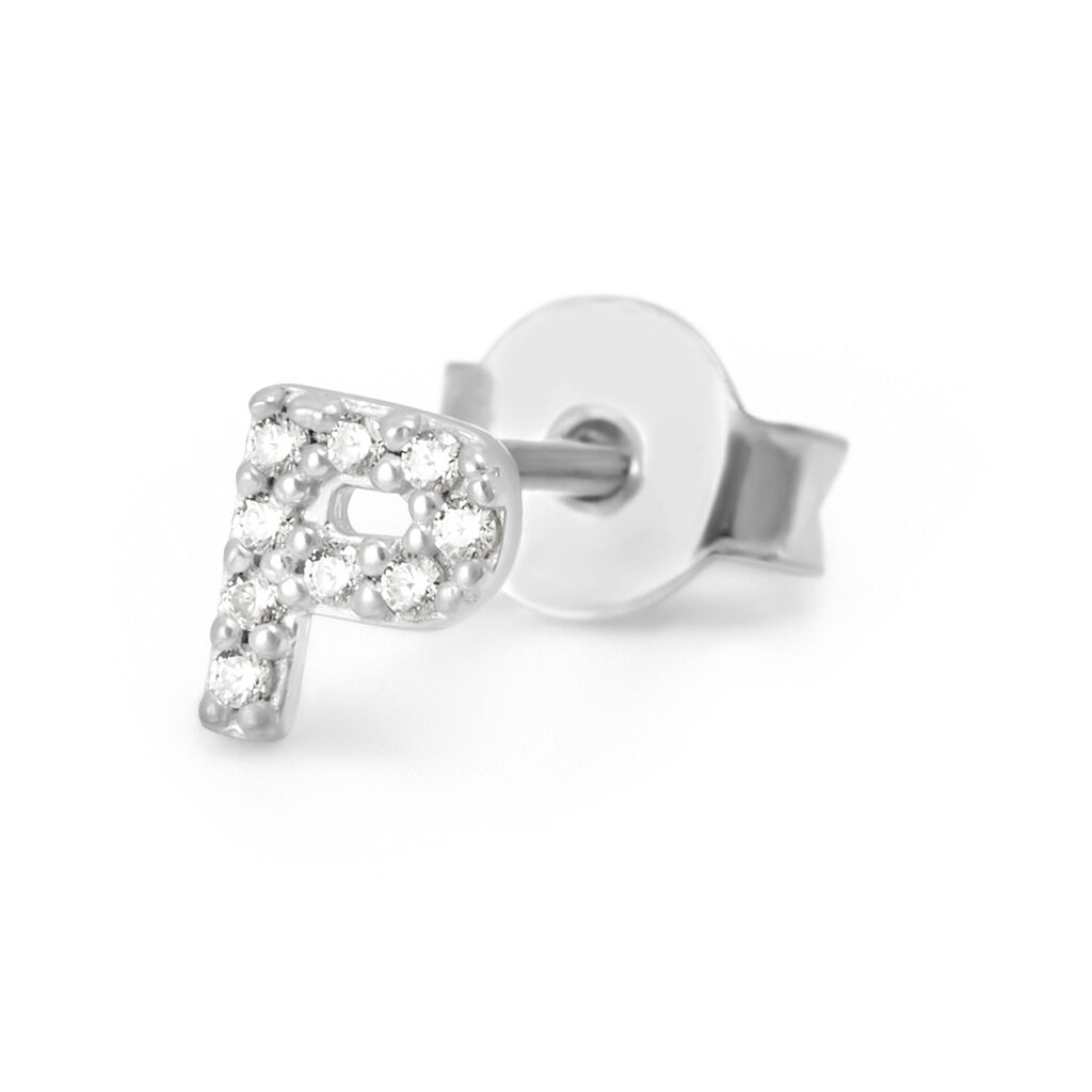 Mono Orecchino Lobo Silver Moments Argento Rodiato Cubic Zirconia - Mono Orecchino Donna | Stroili