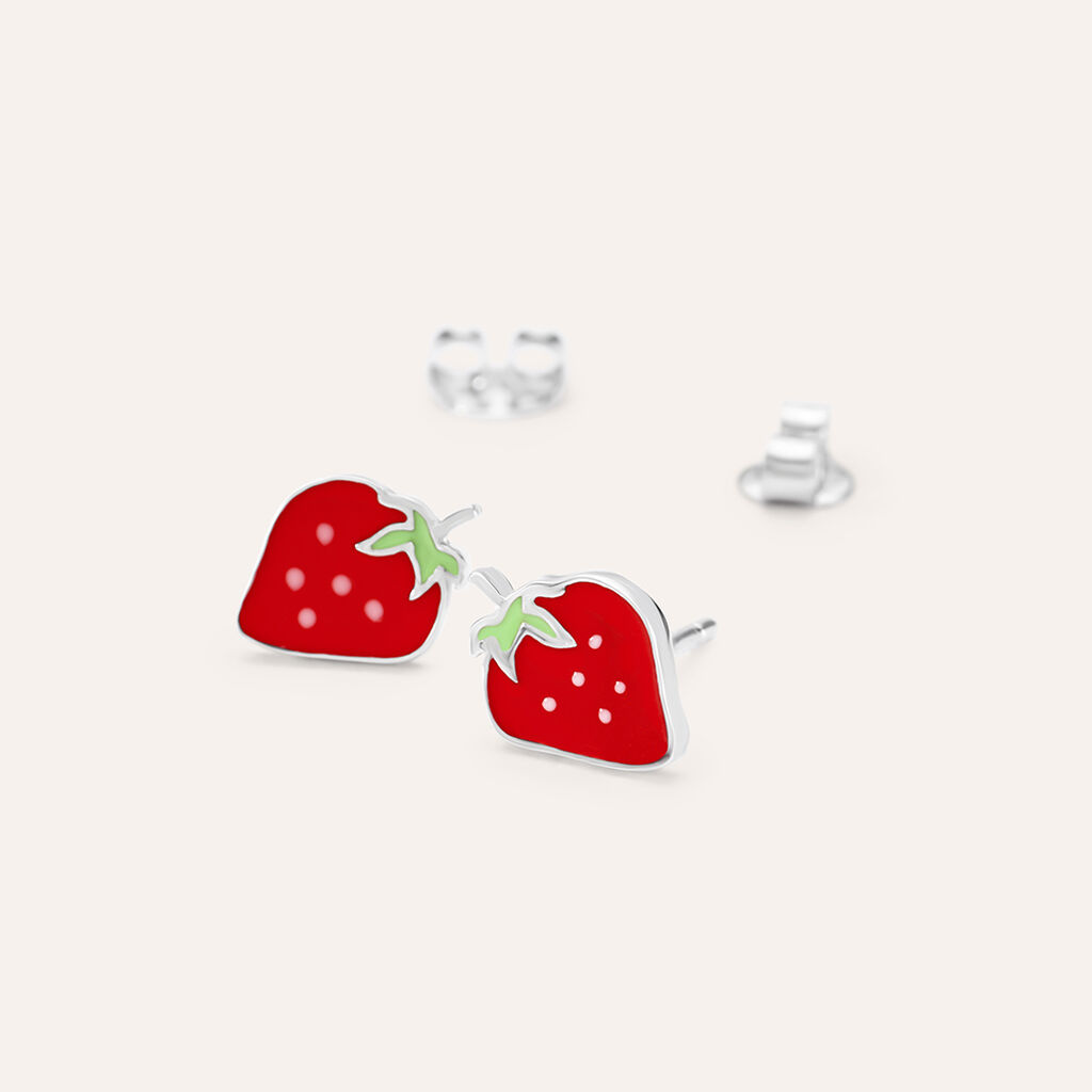 Orecchini Lobo Silver Baby Argento Rodiato