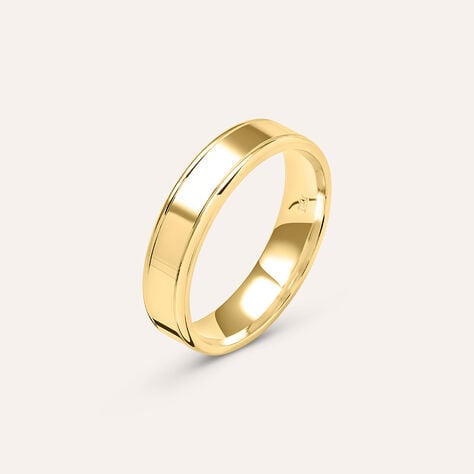 Fede Classica 4.5 mm Oro Giallo - Anelli con Incisione Uomo | Stroili