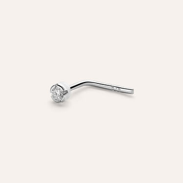 Piercing Naso Punto Luce Bon Ton Oro Bianco Diamante
