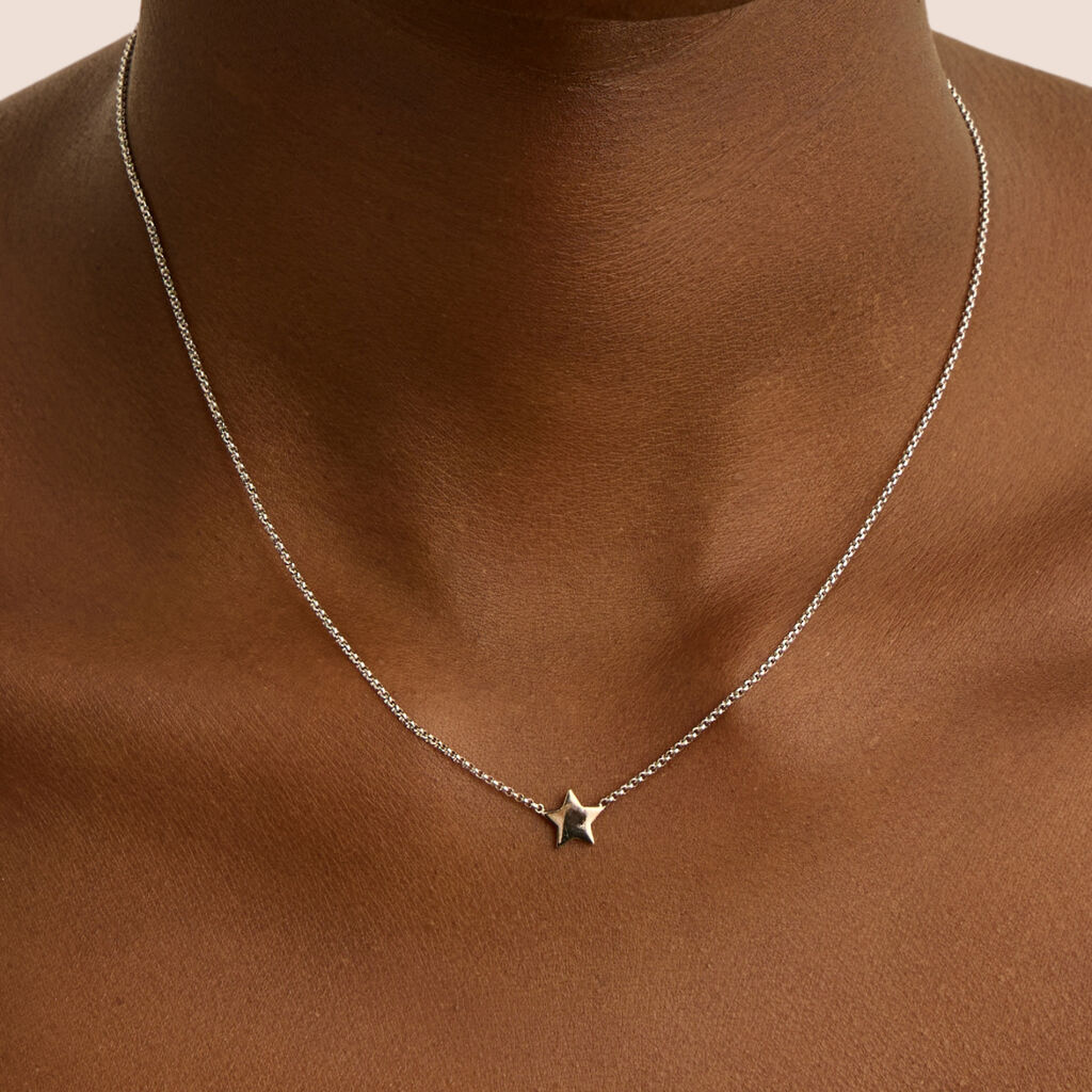 Collana Silver Collection Argento Rodiato