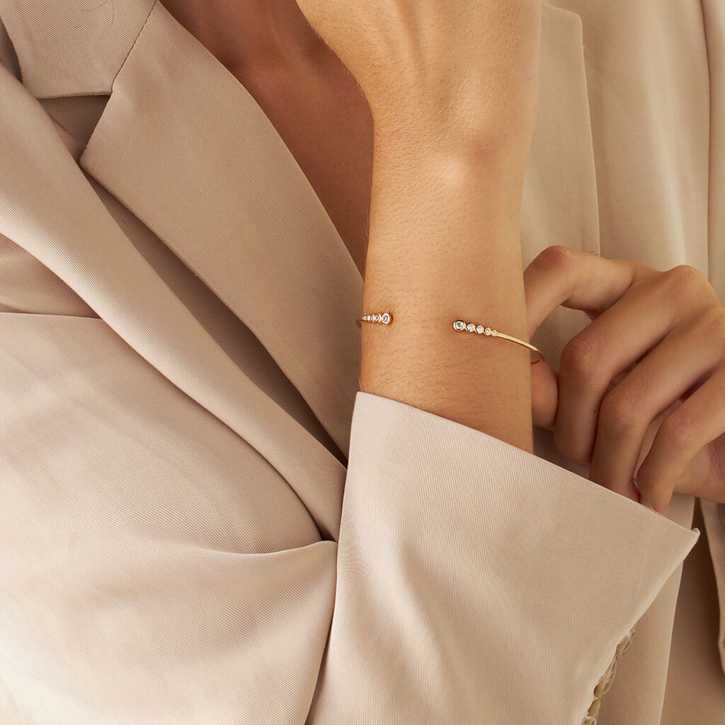 Bangle Golden Dream Placcato Oro Giallo Cubic Zirconia - Bracciali Rigidi Donna | Stroili