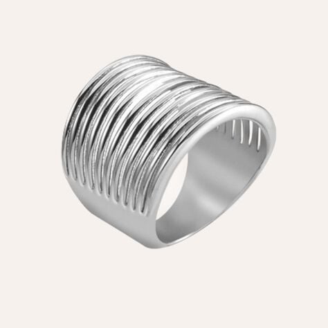 Anello Fascia Moonlight Acciaio - Anelli Donna | Stroili