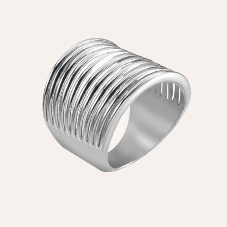 Anello Fascia Moonlight Acciaio - Anelli Donna | Stroili