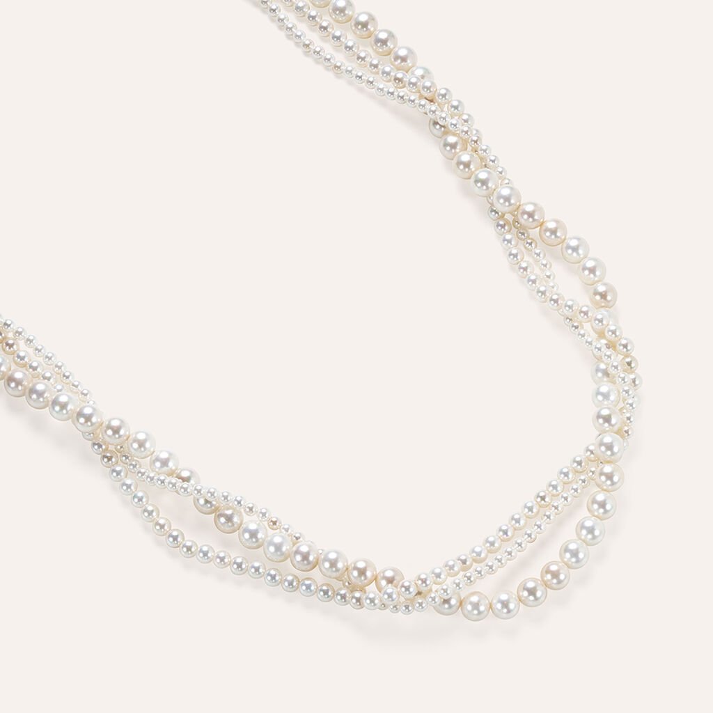 Collana Silver Pearls Argento Rodiato Perla sintentica