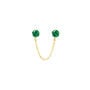 Mono Orecchino Lobo Bon Ton Oro Giallo Cubic Zirconia