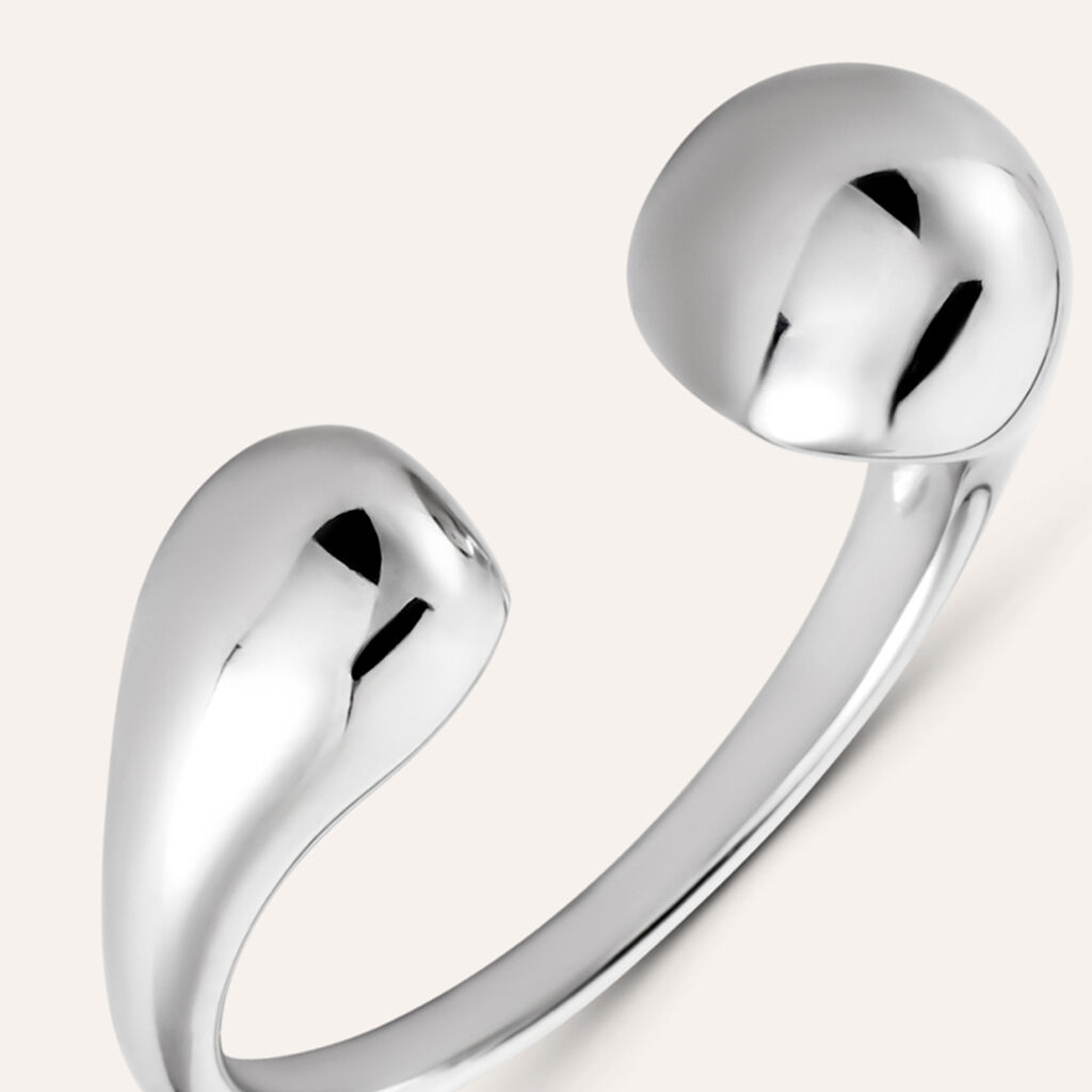 Anello Contrarie Moonlight Acciaio