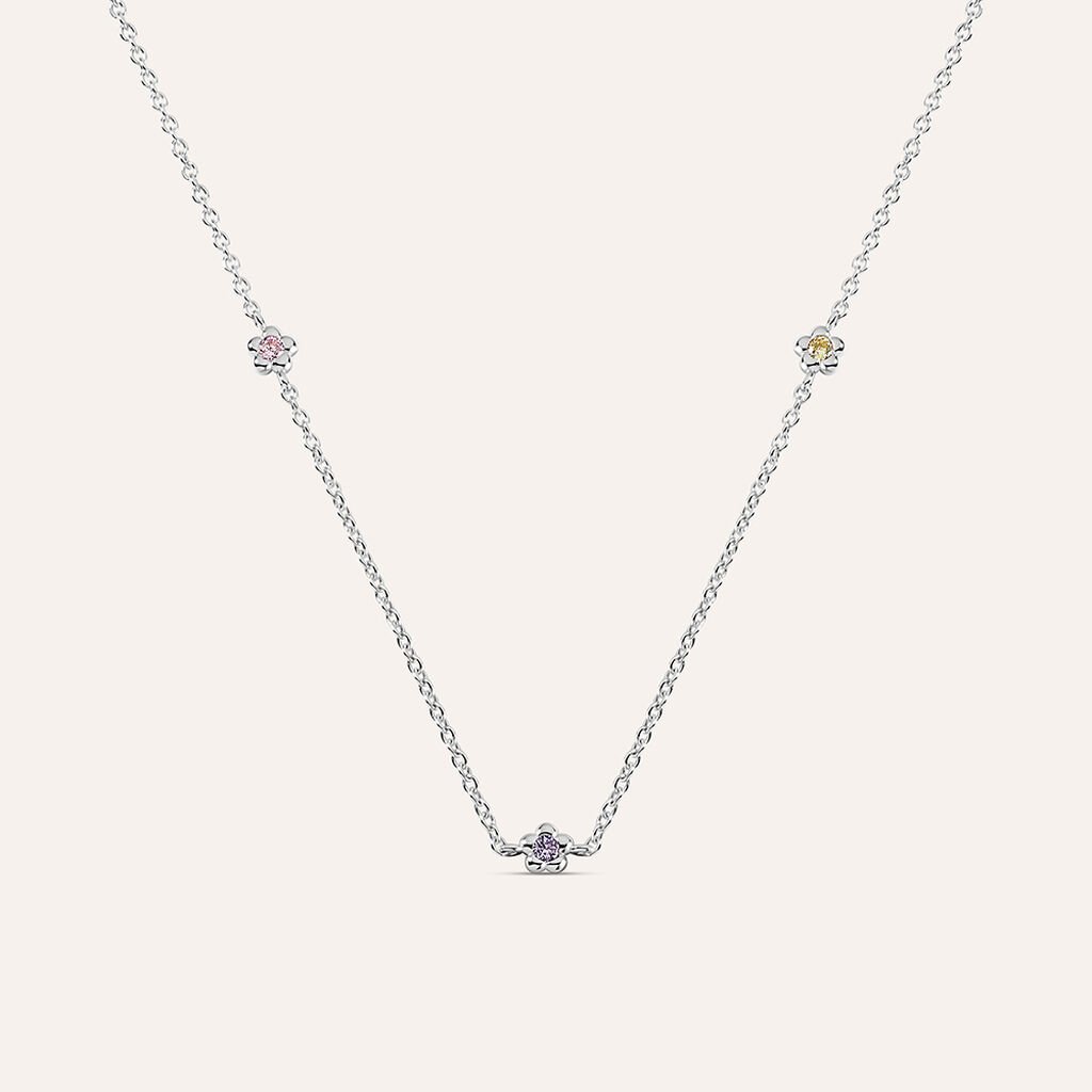 Collana Silver Baby Argento Rodiato Cubic Zirconia