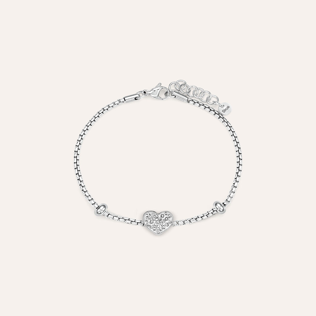 Charm Essential Code Acciaio Cristallo - Gioielli Donna | Stroili