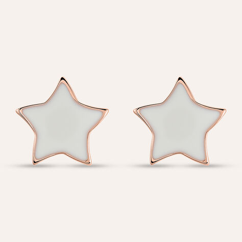 Orecchini a lobo Lady Sweet Acciaio Rosato Stella marina - Orecchini a Lobo Donna | Stroili