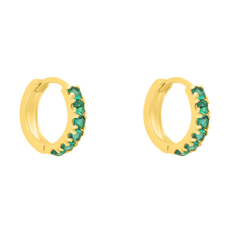 Orecchini A Cerchio Toujours Oro Giallo Cubic Zirconia - Orecchini a Cerchio Donna | Stroili