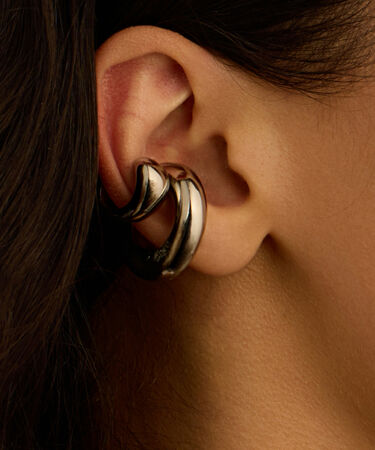 Ear Cuff Moonlight Acciaio