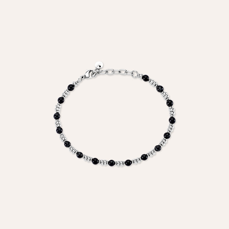 Bracciale Man Code Acciaio Onice - Bracciali Uomo | Stroili