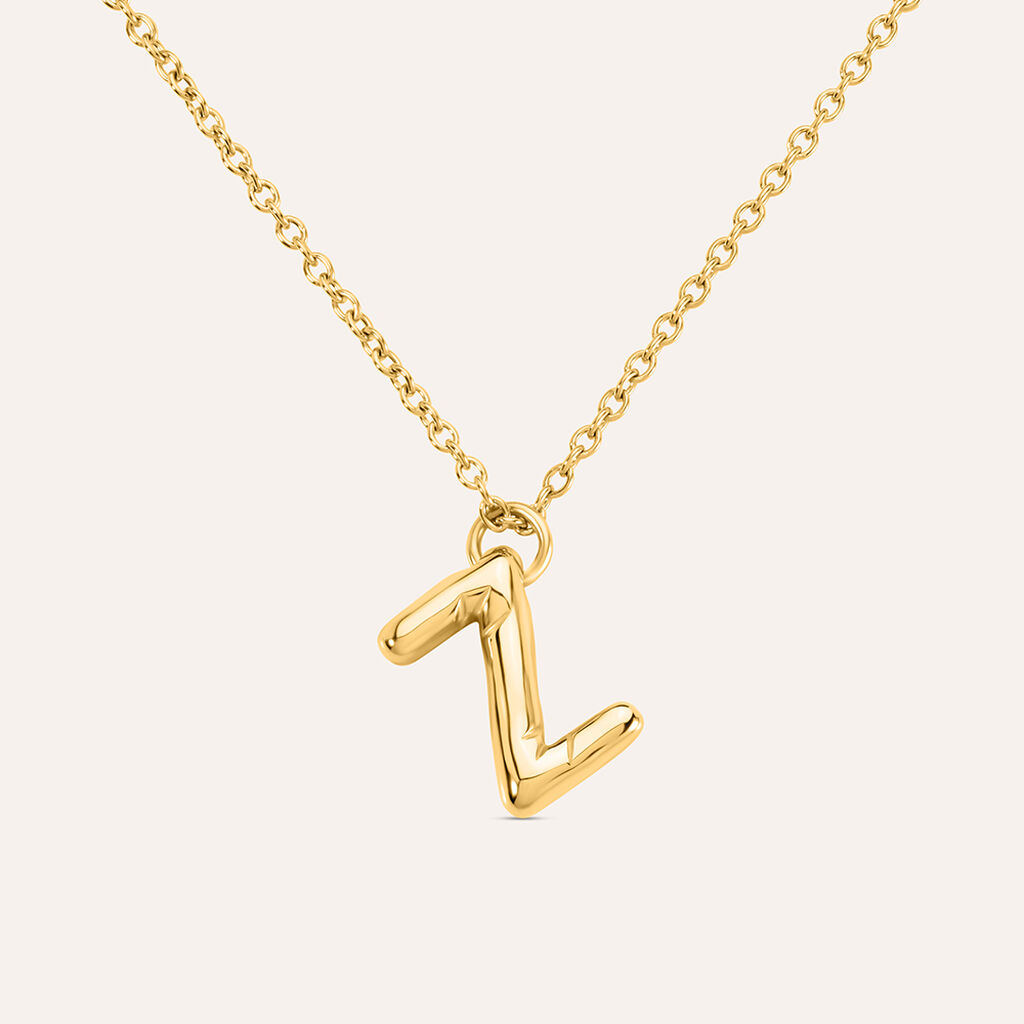 Collana Radiance Acciaio Dorato