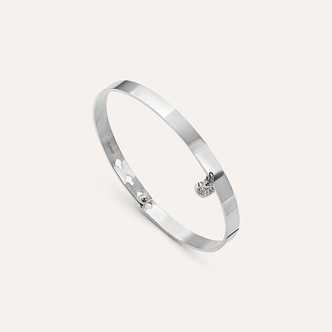 Bangle Lady Message Acciaio Cristallo - Bracciali Rigidi Donna | Stroili