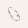 Bangle Lady Message Acciaio Cristallo