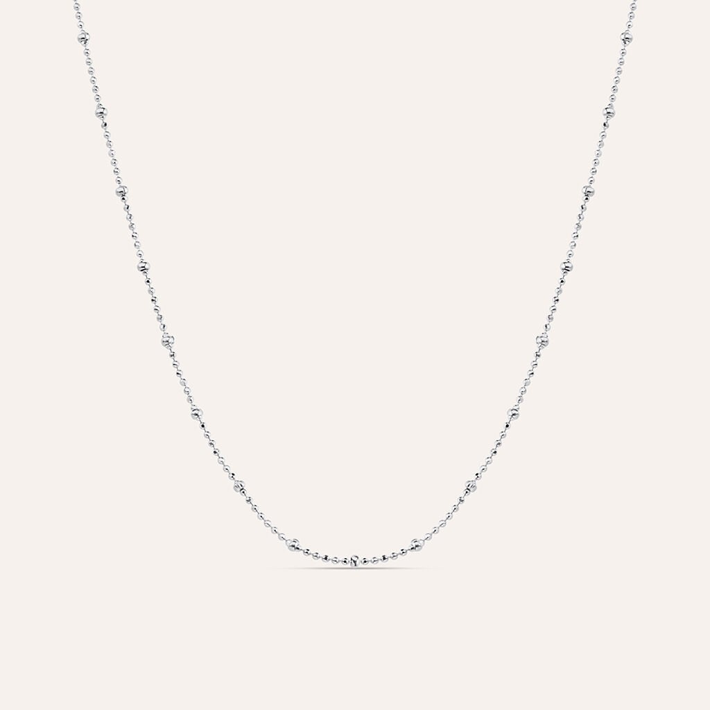 Catenina Love Beats Argento Rodiato