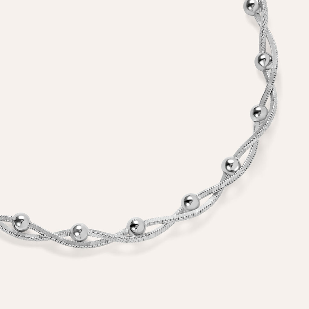 Bracciale Catena Silver Collection Argento Rodiato