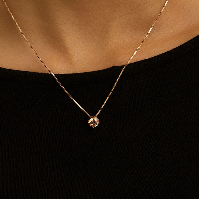Collana Punto Luce Silver Rainbow Argento Rosa Cubic Zirconia - Collane Punto Luce Donna | Stroili