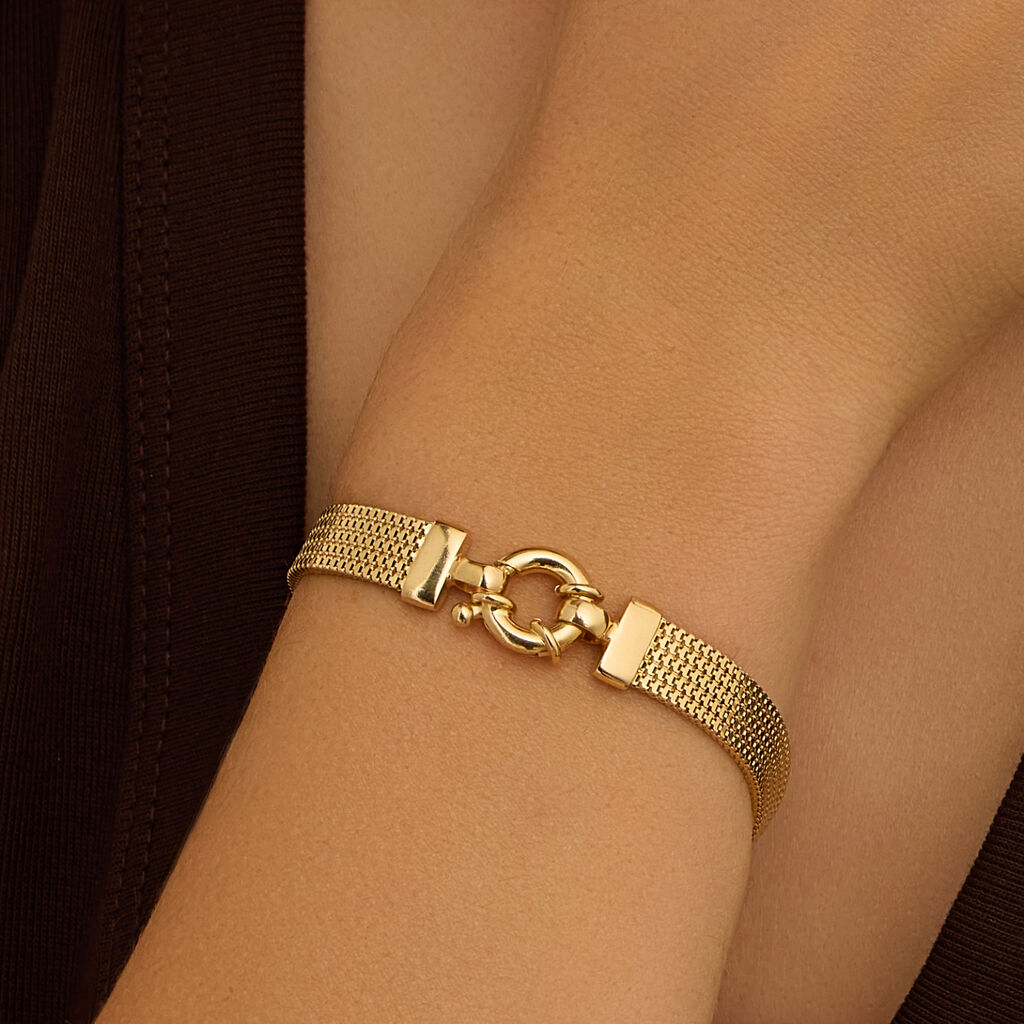 Bracciale Catena Silver Collection Argento Dorato