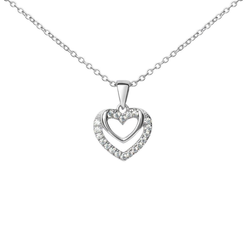 Collana Silver Moments Argento Rodiato Cubic Zirconia