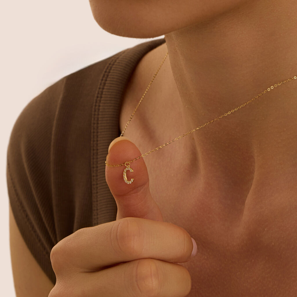 Collana Claire Oro Giallo Cubic Zirconia