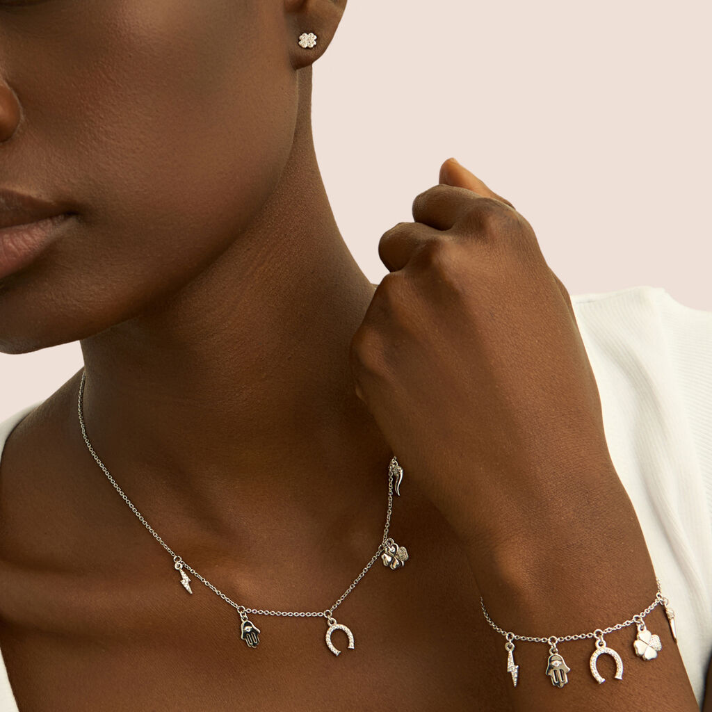 Collana Silver Moments Argento Rodiato Cubic Zirconia - Collane Donna | Stroili