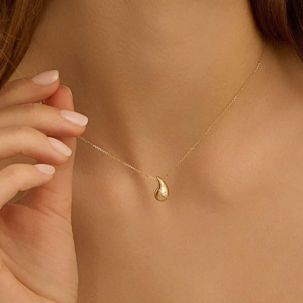 Collana Sophia Oro Giallo Diamante