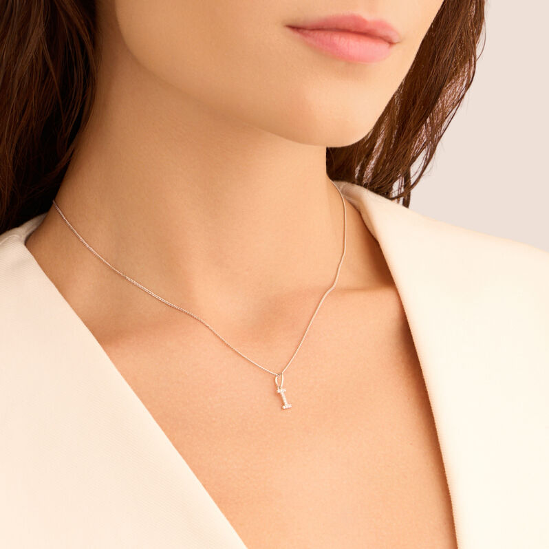 Pendente Sophia Oro Bianco Diamante - Ciondoli Donna | Stroili