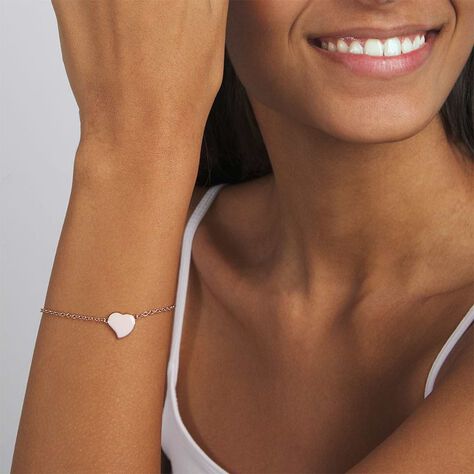 Bracciale Lady Sweet Acciaio Rosa - Bracciali con Incisione Donna | Stroili