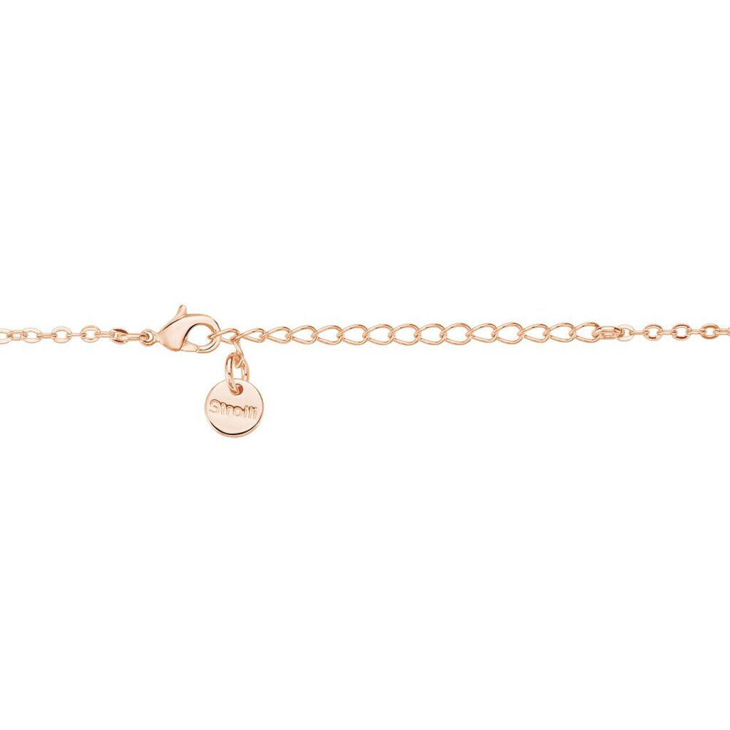 Collana in metallo rosato e pietre colore rosa - Collane Donna | Stroili