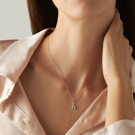Pendente Sophia Oro Bianco Diamante - Ciondoli Donna | Stroili
