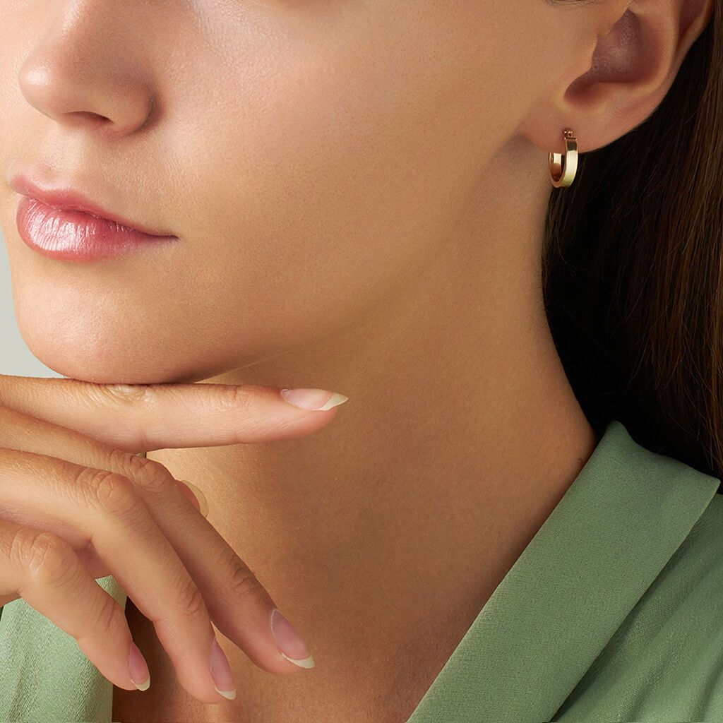 Orecchini A Cerchio Toujours Oro Giallo - Orecchini a Cerchio Donna | Stroili